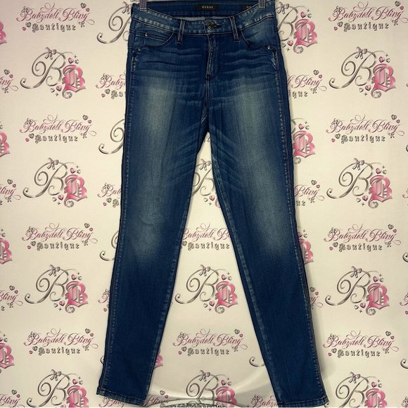 Guess Denim - Guess curvy X jeans denim soft stretchy cute black logo on the back y2k cute